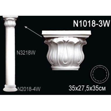 Капитель колонны N1018-3W