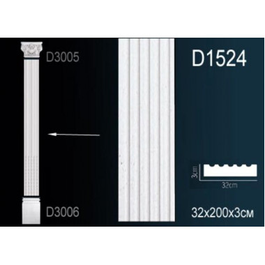 Тело пилястры D1524